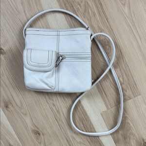 Tignanello White Crossbody Bag